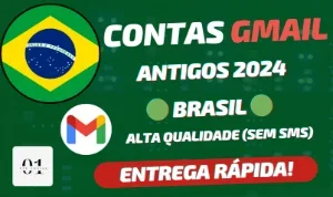 [PREMIUM] CONTAS GMAIL 🟢 IP BRASIL 🟢  ANTIGO 2024 +SEM SMS