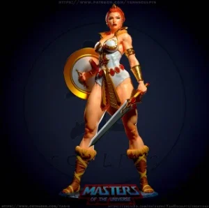 Yan E -Yang Teela he man Etérnia stl 3d