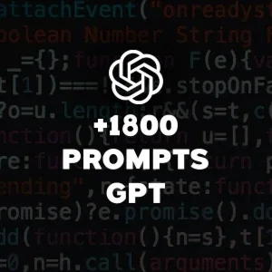 1800 Prompts Secretos ChatGPT: