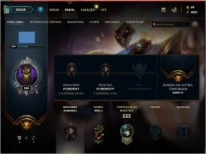 Conta Lv 304, 121 Skin Habilitadas Único Dono