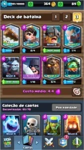 2 contas de clash royale para iphone !!!