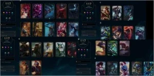 Conta league of legends - Prata 3 com 125 skins