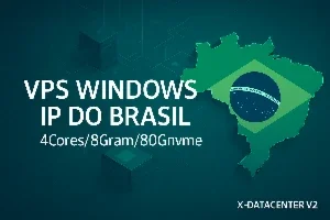 VPS WINDOWS 10, Entrega Automática, 4CPUs 8GRAM 80GNVME GEN4