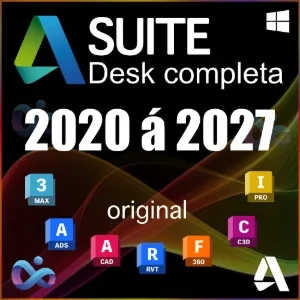 Suite Autodesk completa para Mac/PC Original