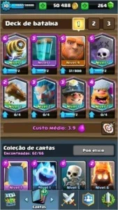 Arena Lendária - 6 Cartas Lendárias - Nível 10