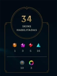 Conta league of legends platina 3