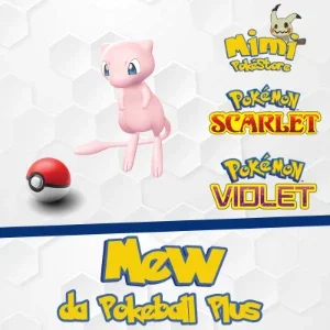 Mew da Poké Ball Plus 6IVs - Pokémon Scarlet e Violet