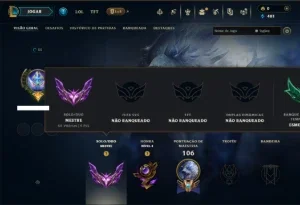 Mestre com 70 Champs e 9 Skins