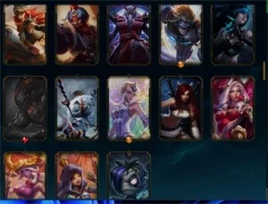 CONTA LEAGUE OF LEGENDS COM 96 SKINS E120 CAMPEÕES