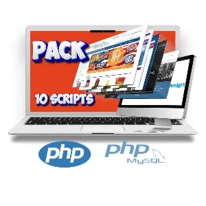 Pacote com 10 Sites PHP com painel administrativo - 2024