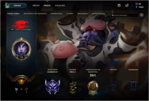 Conta diamante lvl 114