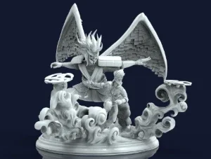 kakashi and susano -STL