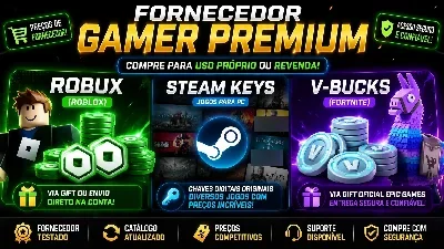 💎 FORNECEDOR DE GAMES | ROBUX • STEAM KEYS • VALORANT POINT