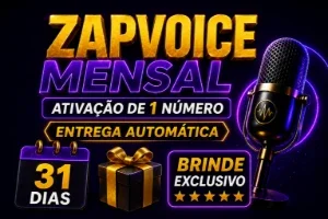 ZAPVOICE PRO + BRINDE - Entrega Automática/  3.18.13