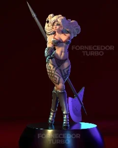Amazon Girl 3D - Arquivo .Stl Para Impressão 3D