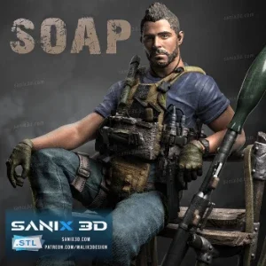 SOAP ( Call of Duty ) - STL Files 3d