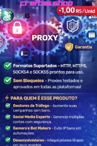 Proxys Premium [1R$ A Unidade]