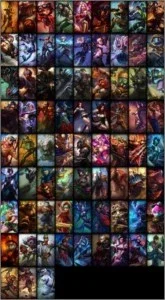 Vendo conta de lol com uma porrada de skin foda
