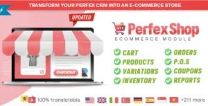 Perfex Shop - Módulo de comércio eletrônico para vender