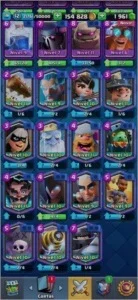conta clash royale lv 12 com 1900 gemas