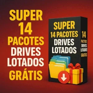 Super Pack Com 14 Drives Lotados De Ferramentas, Cursos Etc