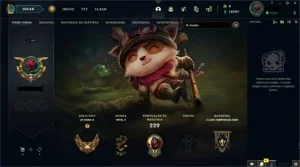 CONTA LEAGUE OF LEGENDS; DESDE 2015.
