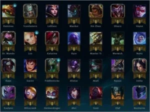 Acc PLATINA 4, MUITOS CHAMPIONS.