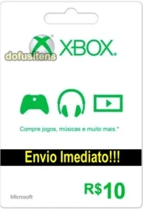 MICROSOFT GIFT CARD XBOX R$10 REAIS [ENVIO IMEDIATO]
