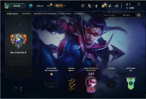 Conta lol unranked lvl 89 - 58 champs 23 skins