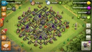 Clash of clans Cv 8 FULL com gemas