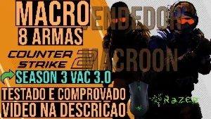 MACRO COUNTER STRIKE 2 NO RECOIL - MOUSES RAZER- CS2
