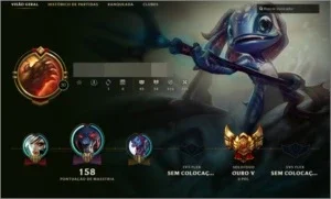 Conta Ouro - Sem Restrição - 4 pag de runas - Varias Skins