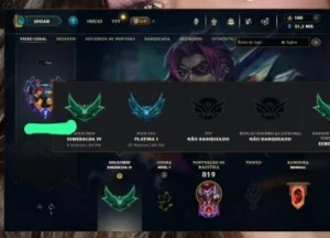 vendo conta league of legends no precinho com elo esmeralda
