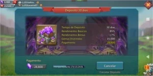 Conta com 39M de poder 200k t3