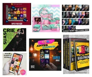Mega Pack de Criativos para Redes Sociais e Anúncios Vol.04