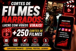Cortes de Filmes Narrados: Lucre com Vídeos Virais