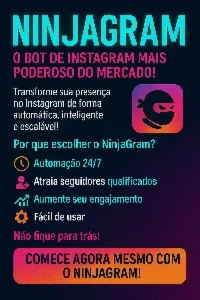 🚀 NinjaGram - O Bot de Instagram Mais Poderoso do Mercado!