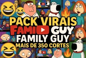 Acesso Vitalício: +350 Cortes Virais de Family Guy