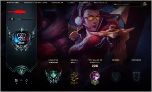 Conta de LOL, Platina, 38 skins,, nvl 68