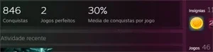 Conta steam sem vac ban 698,61 reais em jogos