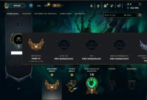 Ouro 4 com 35 Champs e 2 Skins