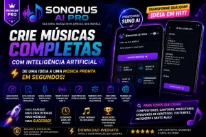 Sonorus AI PRO – Crie músicas completas com IA