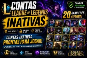 🔥   Contas Nfa Inativa A Venda Com 20+ Campeãos 🔥