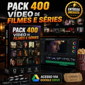Pack 400 Vídeos de Filmes e Séries + BRINDES