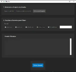 Filtrador de Gmail/Yahoo/Hotmail/Outlook