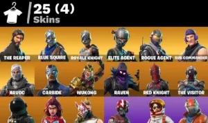 Conta Fortnite 25 Skins The Reaper, Take The L, Havoc + Jogo