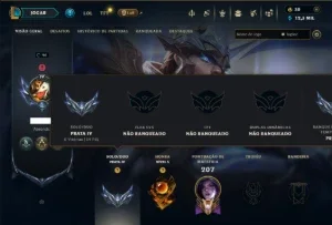 Prata 4 com 65 Champs e 32 Skins