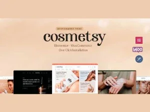 Tema Cosméticos Elementor Premium WP Sites WooCommerce
