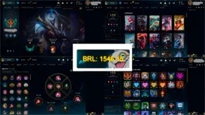 Vendo conta lol Plat 3 mais de 1500 reais gasto