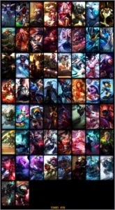 Conta League of Legends com mais de 85kRP em skins e icones.